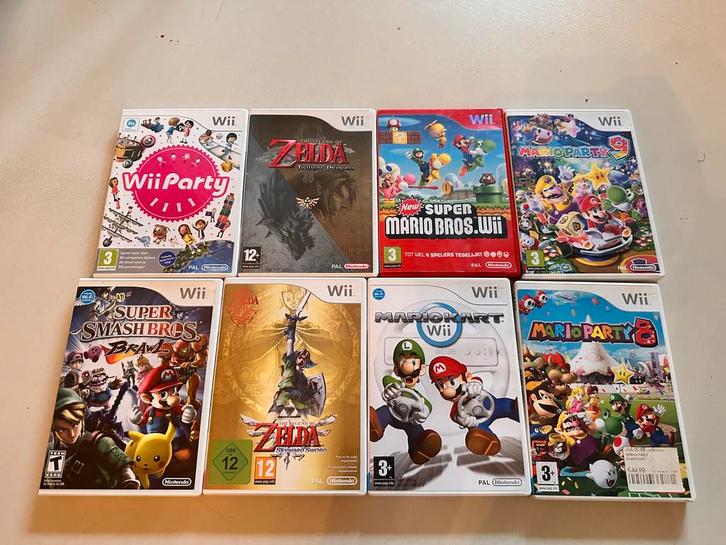 Nintendo Wii Topspellen – Mario, Zelda & Party, Spelcomputers en Games, Games | Nintendo Wii, Ophalen of Verzenden