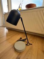 Bureaulamp zwart, Ophalen, Zo goed als nieuw, Metaal, Minder dan 50 cm