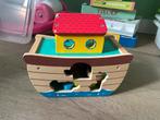 Houten Vormenboot met Dieren, Ophalen, Zo goed als nieuw, Duw- of Trekspeelgoed