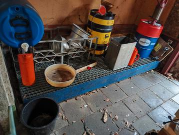 Olielekbak 240x90x20 - Lekbak voor olie beschikbaar voor biedingen