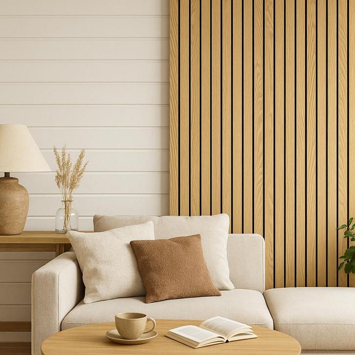 Akoestische panelen EIKEN Type 2., Doe-het-zelf en Verbouw, Platen en Panelen, Nieuw, Hout, 20 tot 50 mm, Ophalen of Verzenden