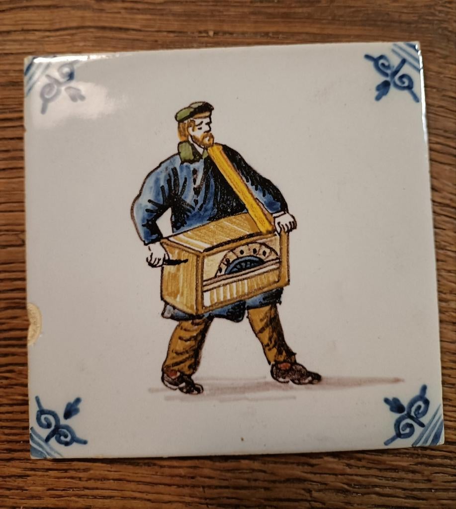 Tichelaar makkumer tegel. Vintage., Ophalen