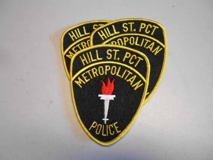 Embleem Metropolitan police, Verzamelen, Militaria | Algemeen, Landmacht, Embleem of Badge, Amerika, Ophalen of Verzenden