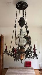 Ouderwetse Olielamp met Kaarsen, Ophalen of Verzenden