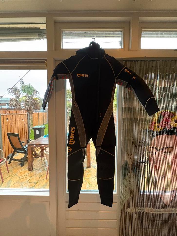 Mares Icelander Duikpak 5mm maat M + losse Shorty, Watersport en Boten, Duiken, Zo goed als nieuw, Duikpak, Ophalen of Verzenden
