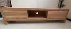 Nieuw Massief eiken TV-meubel – 160 cm breed – softclose, Ophalen, 150 tot 200 cm, Eikenhout, Nieuw