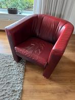 Fauteuil, Huis en Inrichting, Stoelen, Ophalen, Gebruikt, Overige kleuren, Leer
