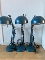 3 x IKEA Forsa Bureaulamp - Blauw, Huis en Inrichting, Ophalen of Verzenden, Zo goed als nieuw, Metaal, 100 tot 150 cm