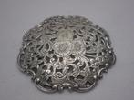 Zilveren grote antieke broche nr.1745, Verzenden, Zilver, Broche
