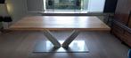 Eiken eetkamertafel, Ophalen, Gebruikt, 100 tot 150 cm, Eikenhout