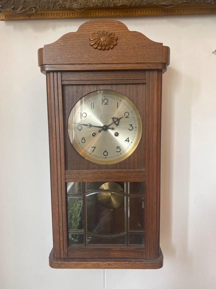 Regulateur Wandklok - Goede Staat, Antiek en Kunst, Antiek | Klokken, Ophalen of Verzenden