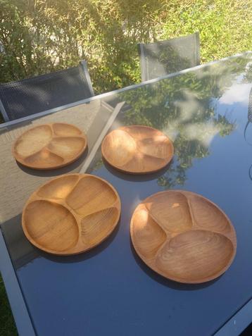 4 borden --- TEAK beschikbaar voor biedingen