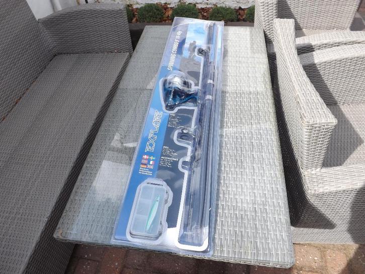 nieuwe spinhengel van RON THOMPSON 9 ft met molen op, Watersport en Boten, Hengelsport | Roofvissen, Nieuw, Complete set, Ophalen