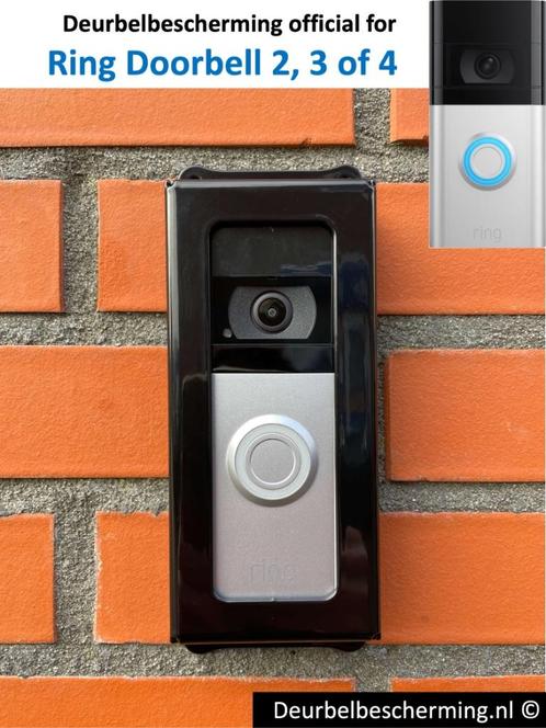 Ring Doorbell - videodeurbel bescherming RVS (Anti-diefstal), Audio, Tv en Foto, Videobewaking, Nieuw, Buitencamera, Verzenden