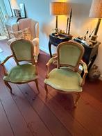 2 antique Louis XV stoeltjes, Antiek en Kunst, Antiek | Meubels | Stoelen en Banken, Ophalen of Verzenden