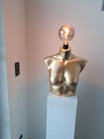 Kunstzinnige Buste Lamp Hans Boodt, 50 tot 75 cm, Ophalen of Verzenden, Zo goed als nieuw, Glas