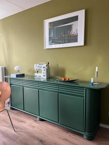 Roberti Rattan 70s italiaans design dressoir beschikbaar voor biedingen