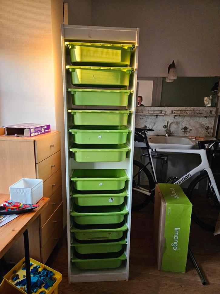 Ikea Trofast met bakken, Kinderen en Baby's, Kinderkamer | Commodes en Kasten, Ophalen