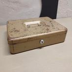 VINTAGE KLUISJE GELDKISTJE MET INZET BAKJE, Minder dan 50 cm, Gebruikt, Minder dan 50 cm, Ophalen of Verzenden