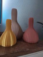 Moderne 3D-geprinte designvazen - set van 3, Ophalen of Verzenden, Nieuw, Overige kleuren, Minder dan 50 cm
