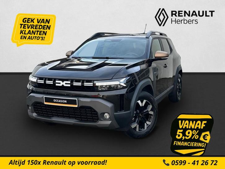 Dacia Duster 1.6 Hybrid 140 Extreme CRUISE / STOEL/STUUR VER, Auto's, Dacia, Bedrijf, Te koop, Duster, ABS, Achteruitrijcamera