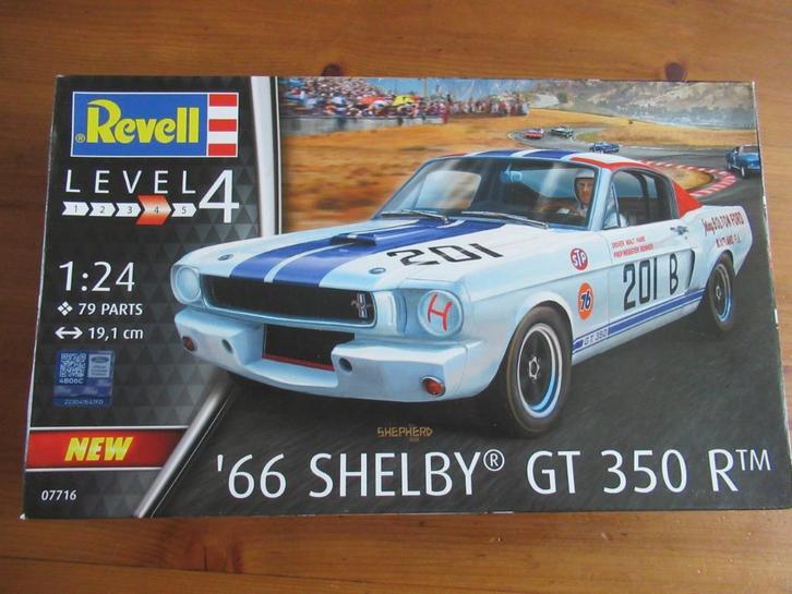'66 Shelby GT 350 R (Revell 1/24), Hobby en Vrije tijd, Modelbouw | Auto's en Voertuigen, Nieuw, Auto, Groter dan 1:32, Revell