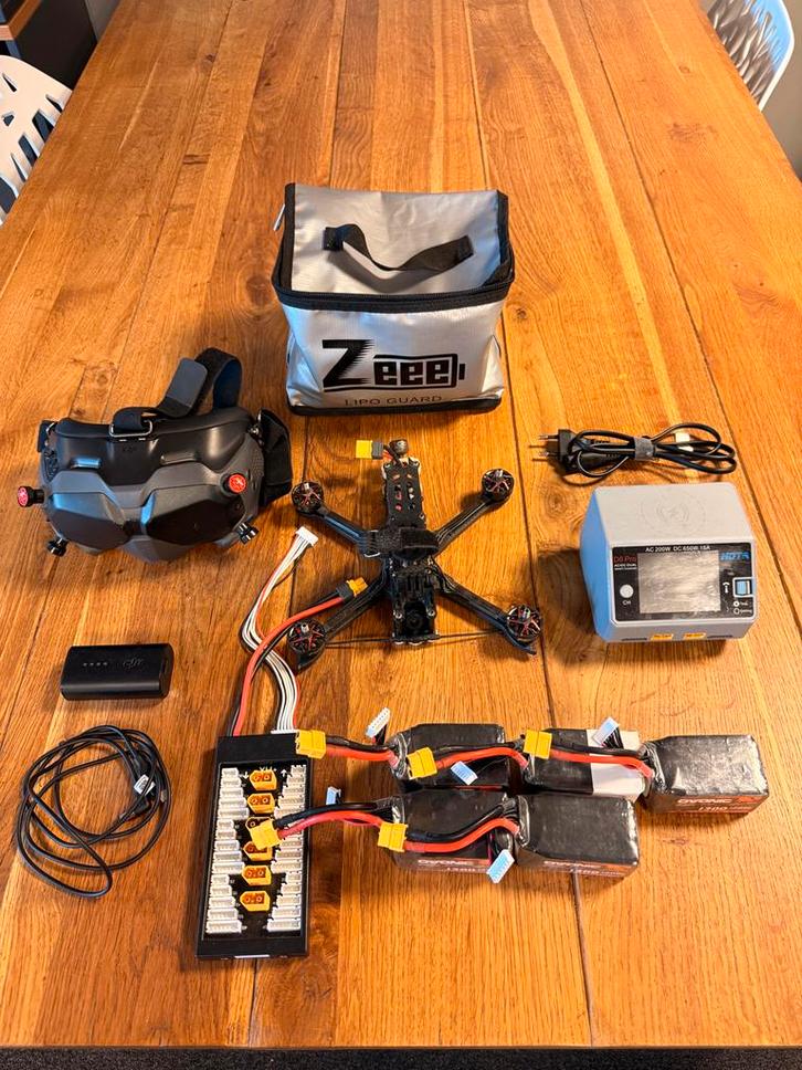 5 inch FPV Race/Freestyle Drone Set Compleet, Audio, Tv en Foto, Drones, Gebruikt, Drone met camera, Ophalen of Verzenden