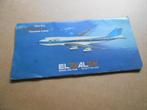 EL AL inflight boardfolder, Gelezen, Ophalen of Verzenden, Vliegtuig, El Al