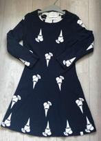 Zgan donkerblauwe jurk Nik&nik 152 “ijsjes”, Ophalen of Verzenden, Zo goed als nieuw, Meisje, Jurk of Rok