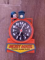 Mickey mouse talking alarm clock, Ophalen of Verzenden, Mickey Mouse, Zo goed als nieuw, Overige typen