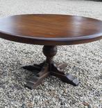 Eiken salontafel ronde tafel hoog 50 diameter 100 antiek, Antiek en Kunst, Antiek | Meubels | Tafels, Ophalen