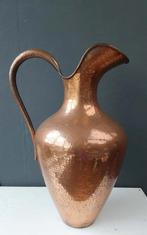 Gehamerde Koperen Vaas / Kan, Antiek en Kunst, Antiek | Koper en Brons, Ophalen of Verzenden, Koper