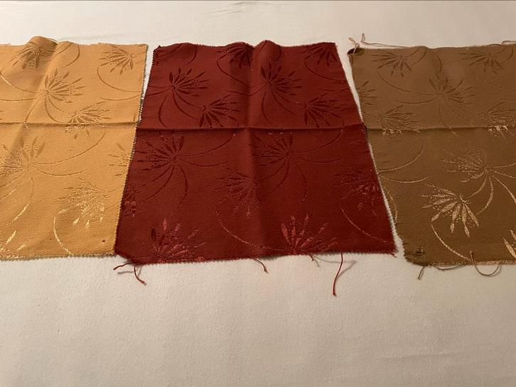 Tk retro vintage lappen stof voor maken kleedjes kussentjes, Hobby en Vrije tijd, Stoffen en Lappen, Katoen, 30 tot 200 cm, Ophalen of Verzenden