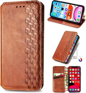 Luxe PU Lederen Wallet Case Set voor OPPO A16 / A54s _ Bruin beschikbaar voor biedingen