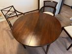 Eettafel met 2 stoelen - Laren (NH), Huis en Inrichting, Tafels | Eettafels, Ophalen, Gebruikt, 100 tot 150 cm, Rond