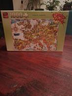 King Puzzel - Crazy Europe - 1000 stukjes, Ophalen of Verzenden, 500 t/m 1500 stukjes, Zo goed als nieuw, Legpuzzel