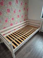 Flexa Classic bedbank 90200 whitewash, Huis en Inrichting, Slaapkamer | Bedden, Ophalen, 90 cm, Eenpersoons, Wit