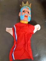 4 poppenkast poppen Koning, Politie, Jager en Oma, Ophalen of Verzenden, Gebruikt, Overige typen