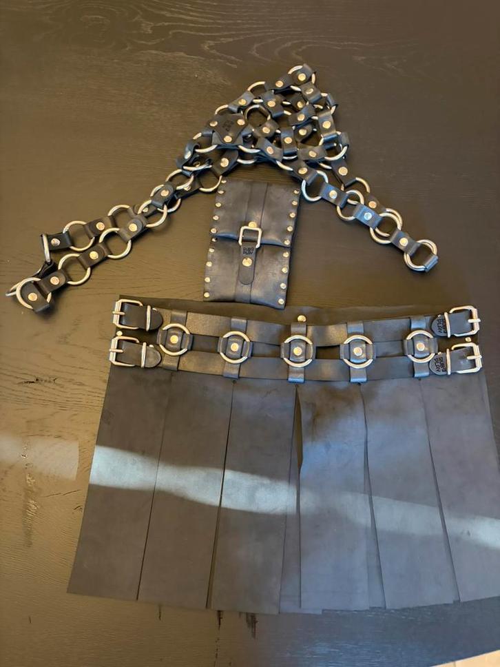 Rub 2 Play rubber fetish outfit compleet handmade, Kleding | Heren, Carnavalskleding en Feestkleding, Zo goed als nieuw, Ophalen of Verzenden