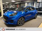 Ford PUMA 1.0 EcoBoost Hybrid ST-Line,navi,lane assist,media, Voorwielaandrijving, Blauw, Start-stop-systeem, Bedrijf