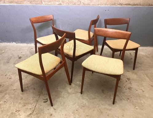 Supersale: Deens Design  6 Viborg Stolefabrik R. Borregaard, Huis en Inrichting, Stoelen, Gebruikt, Vijf, Zes of meer stoelen