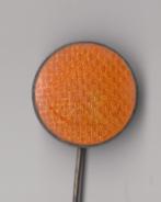 Koningshuis Jaren 20 emaille speldje Oranje, Verzamelen, Speldjes, Pins en Buttons, Gebruikt, Niet vindbaar, Niet vindbaar, Speldje of Pin