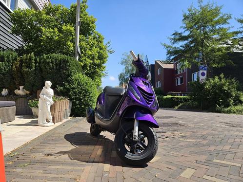 Zip 80cc, Fietsen en Brommers, Scooters | Piaggio, Gebruikt, Zip, Maximaal 45 km/u, Benzine, Ophalen