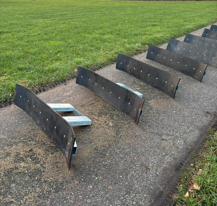 Nieuwe rubberschuif compleet gegalvaniseerd, Zakelijke goederen, Agrarisch | Werktuigen, Akkerbouw, Bollenteelt, Boomteelt, Fruitteelt