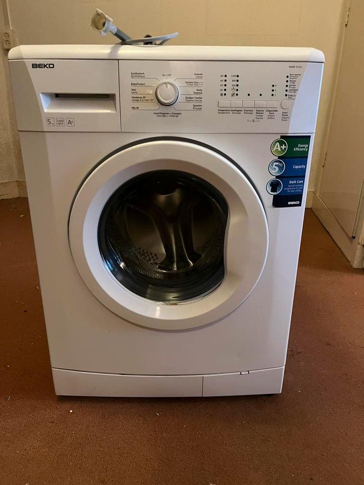 Beko wasmachine 5 kilo, Witgoed en Apparatuur, Wasmachines, Zo goed als nieuw, Voorlader, 4 tot 6 kg, Minder dan 85 cm, 1200 tot 1600 toeren