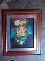 Oud schilderij, bloemen, Antiek en Kunst, Ophalen of Verzenden