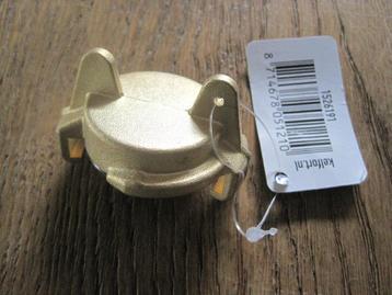 Snelkoppeling eindkap 1 1/2" 35mm Kelfort Messing beschikbaar voor biedingen