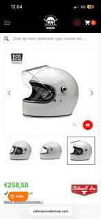 Biltwell helm Gringo Gloss white ECE XS Integraalhelm, Motoren, Kleding | Motorhelmen, XS, Nieuw zonder kaartje, Integraalhelm