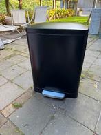 Duo prullenbak, Huis en Inrichting, Ophalen, Met pedaal, 40 liter of meer, Zo goed als nieuw