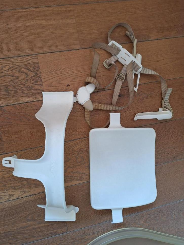 Zitje + tuigje / gordels voor Tripp Trapp, Kinderen en Baby's, Kinderstoelen, Gebruikt, Meegroeistoel, Gordel(s), Ophalen